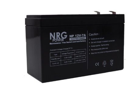 Εικόνα για την κατηγορία ΜΠΑΤΑΡΙΕΣ NRG VRLA 5ετίας