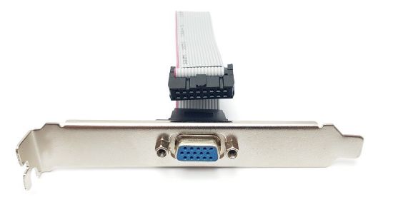 Εικόνα της POWERTECH αντάπτορας DB15 αρσενικό σε 16PIN flat καλώδιο SLOT-002