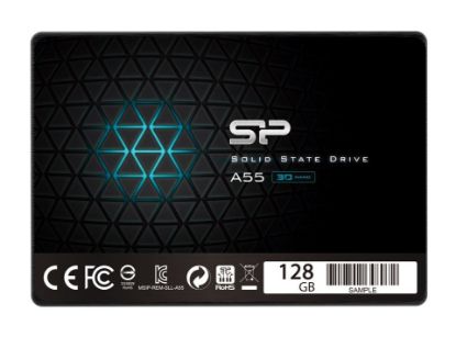 Εικόνα της SILICON POWER SSD A55 128GB, 2.5", SATA III, 550-420MB/s 7mm, TLC