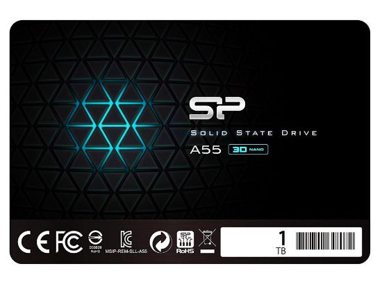 Picture of SILICON POWER SSD A55 1TB, 2.5", SATA III, 560-530MB/s 7mm, TLC