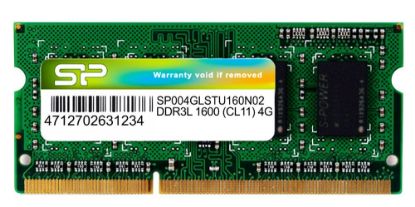 Εικόνα της SILICON POWER Μνήμη DDR3L SODimm , 4GB, 1600MHz, PC3L-12800, CL11, 1.35v