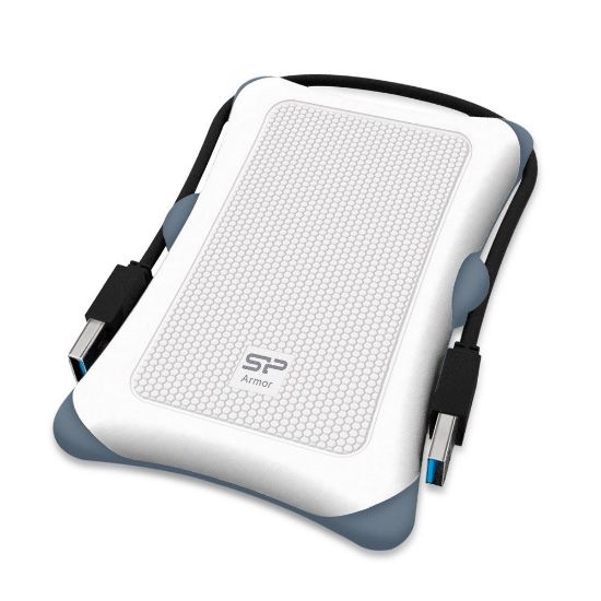 Picture of SILICON POWER εξωτερικός HDD Armor A30, 1TB, USB 3.1, λευκός