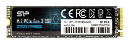 Εικόνα της SILICON POWER SSD PCIe Gen3x4 P34A60 M.2 2280, 512GB, 2.200-1.600MB/s