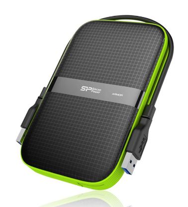 Picture of SILICON POWER εξωτερικός HDD Armor A60, 2TB, USB 3.2, πράσινος