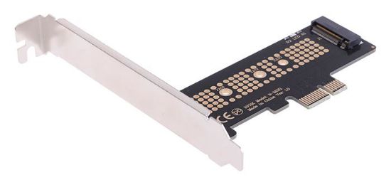 Picture of POWERTECH κάρτα επέκτασης PCIe x1 σε M.2 Key M NVMe TOOL-0046