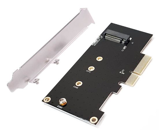 Picture of POWERTECH κάρτα επέκτασης PCIe x4 σε M.2 Key M NVMe TOOL-0050