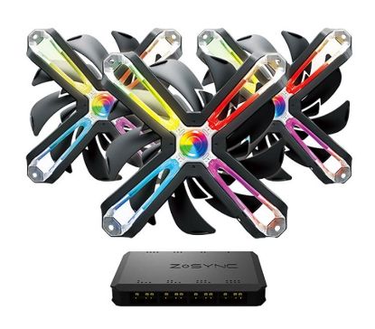 Picture of ZALMAN RGB LED kit ανεμιστήρων ZM-SF120A3, Z-Sync controller & 3x SF120