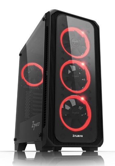 Picture of ZALMAN PC case Z7 Neo, 420x213x460mm, 4x fan, διάφανο εμπρός-πλαϊνό
