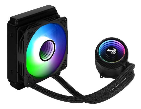 Picture of AEROCOOL liquid cooler MIRAGE-L120, 120mm, LED RGB, 1x fan