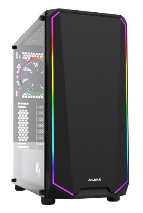 Εικόνα της ZALMAN PC case K1 Rev.B mid tower, 458x210x450mm, 2x fan