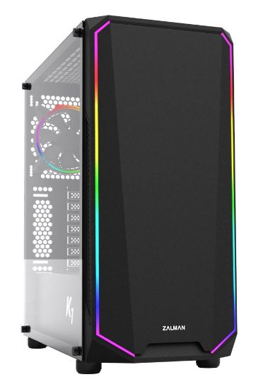 Picture of ZALMAN PC case K1 Rev.B mid tower, 458x210x450mm, 2x fan