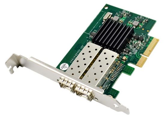 Εικόνα της POWERTECH κάρτα επέκτασης PCIe σε Dual SFP ST722, 1000Mbps, JL82576EB