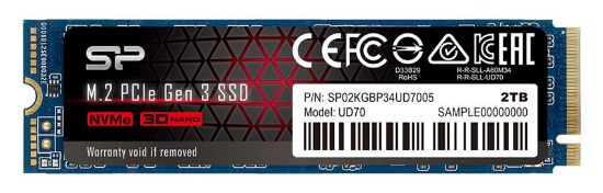 Picture of SILICON POWER SSD PCIe Gen3x4 M.2 2280 UD70, 2TB, 3.400-3.000MB/s