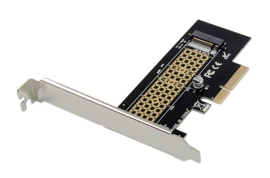Picture of POWERTECH κάρτα επέκτασης 4x PCIe σε M.2 M Key NVMe ST534