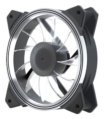 Εικόνα της ORICO LED ανεμιστήρας CSF-2SY-4P, 120mm, 4pin & 3pin, dual ring RGB