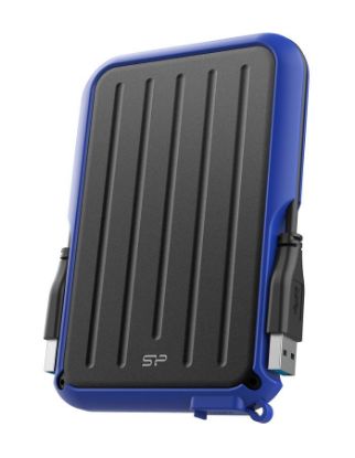 Picture of SILICON POWER εξωτερικός HDD Armor A66, 1TB, USB 3.2, μπλε