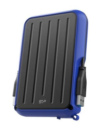 Picture of SILICON POWER εξωτερικός HDD Armor A66, 4TB, USB 3.2, μπλε